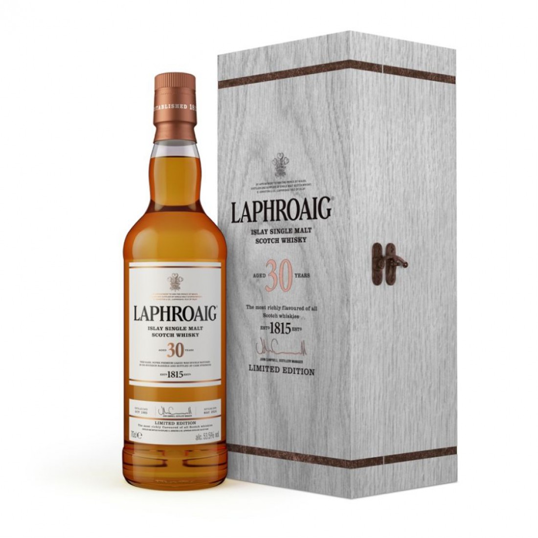 Laphroaig 30 — $1,000