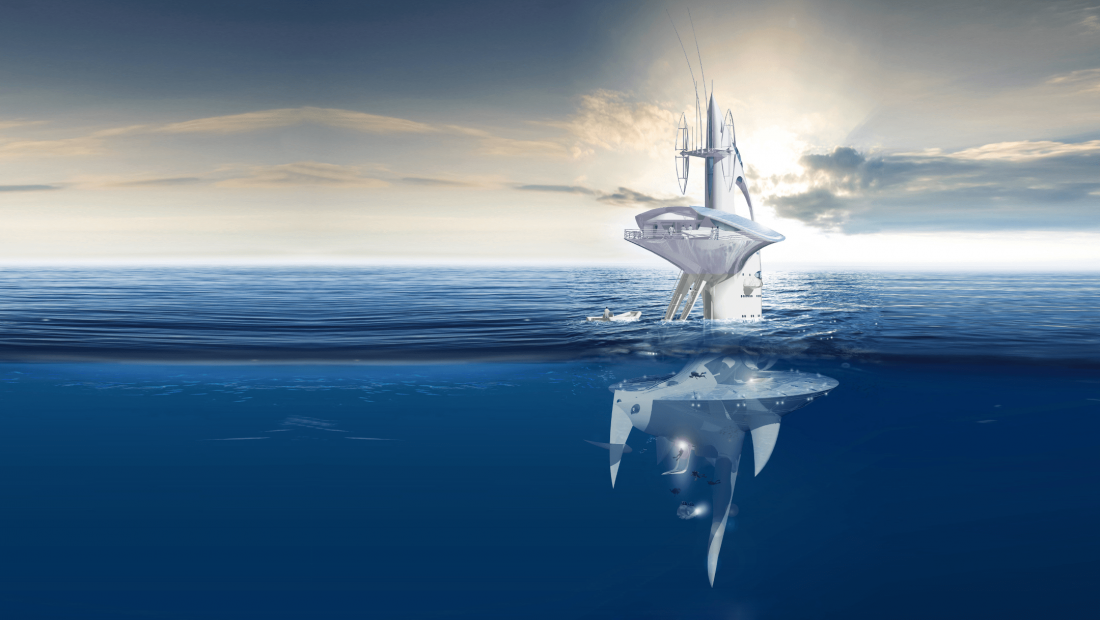 SeaOrbiter — вертикальная подводная исследовательская станция