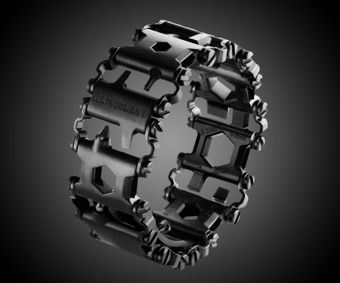 Браслет-набор отверток-стеклорез-открывалка для пива от Leatherman. Вещь