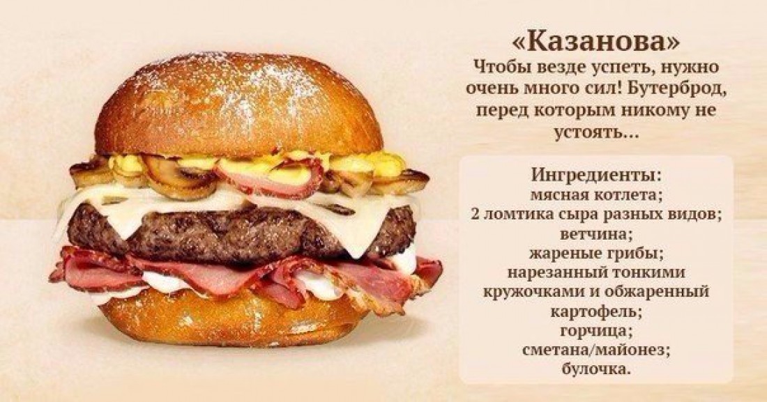 Бургер своими руками рецепт с фото