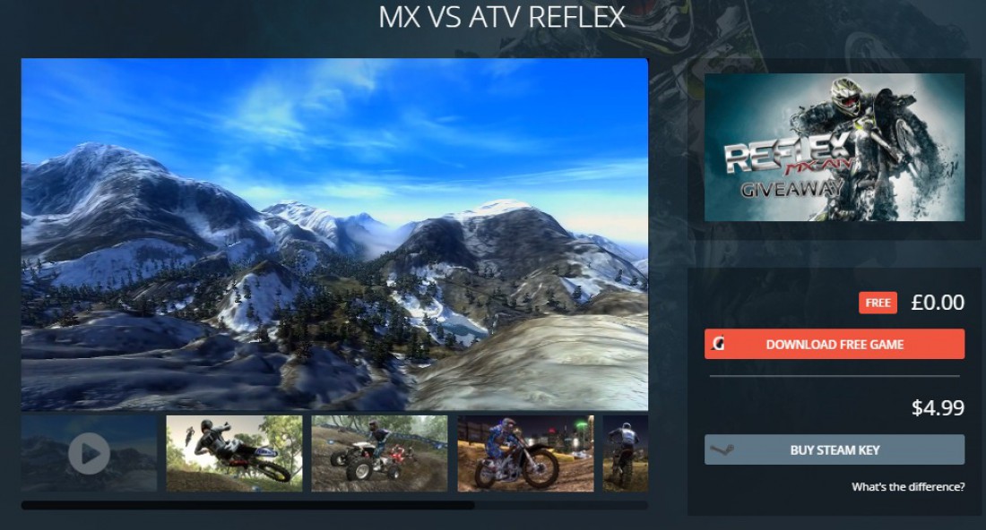 MX vs ATV Reflex можно скачать абсолютно бесплатно