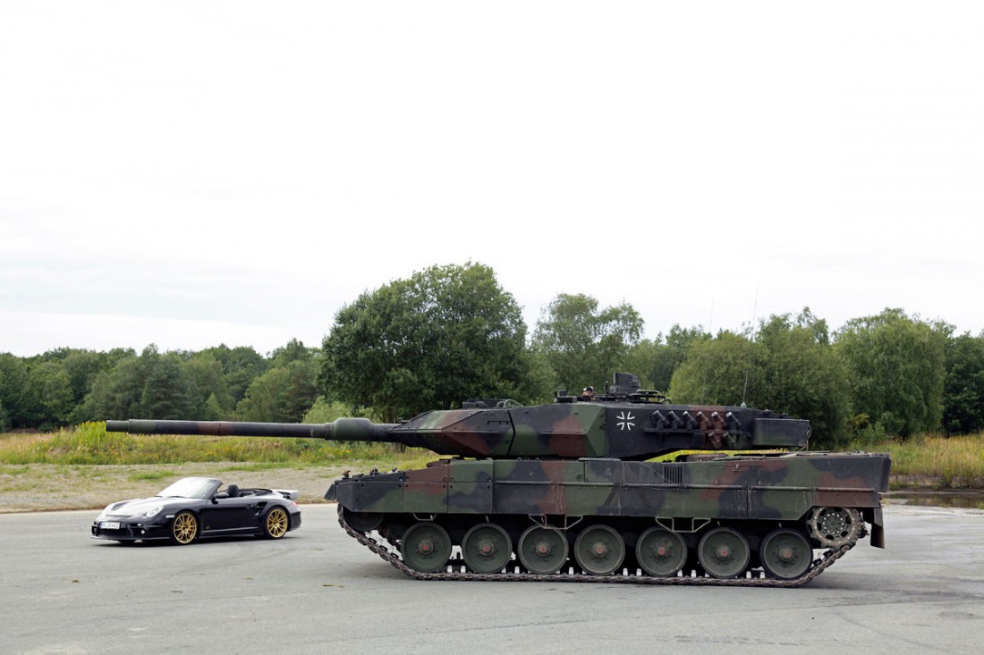 Leopard 2 и Porsche 9ff GTronic