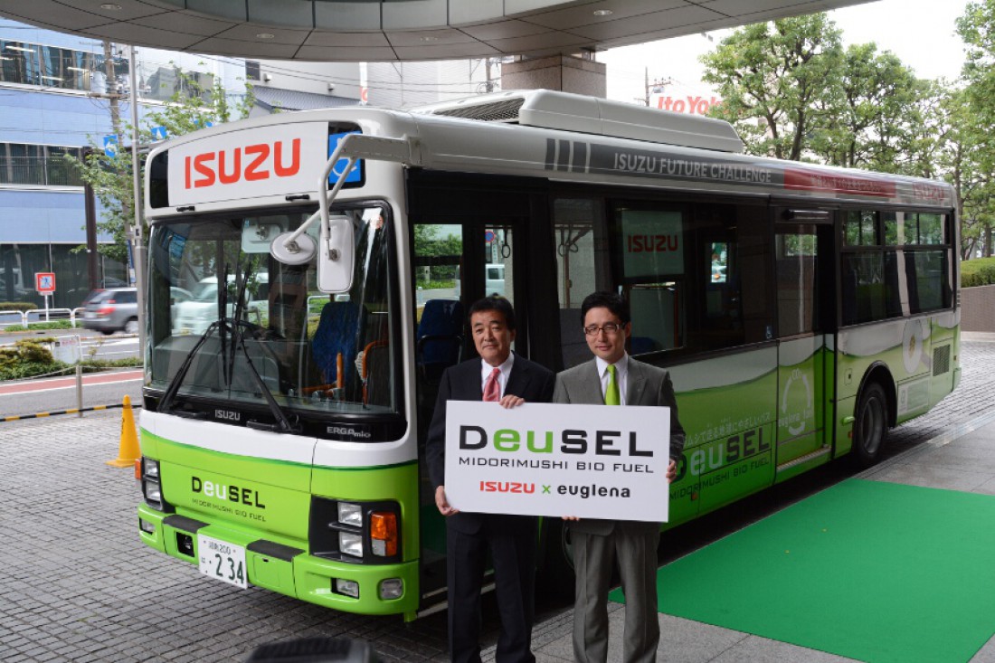 DeuSEL от Isuzu. Автобус, работающий на топливе из зеленых водорослей