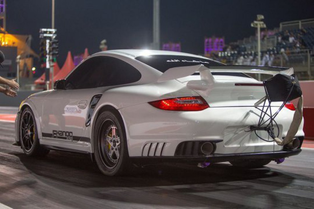Прокачанный турками Esmotor 911 GT2. Пролетает 402 метра за 8 секунд