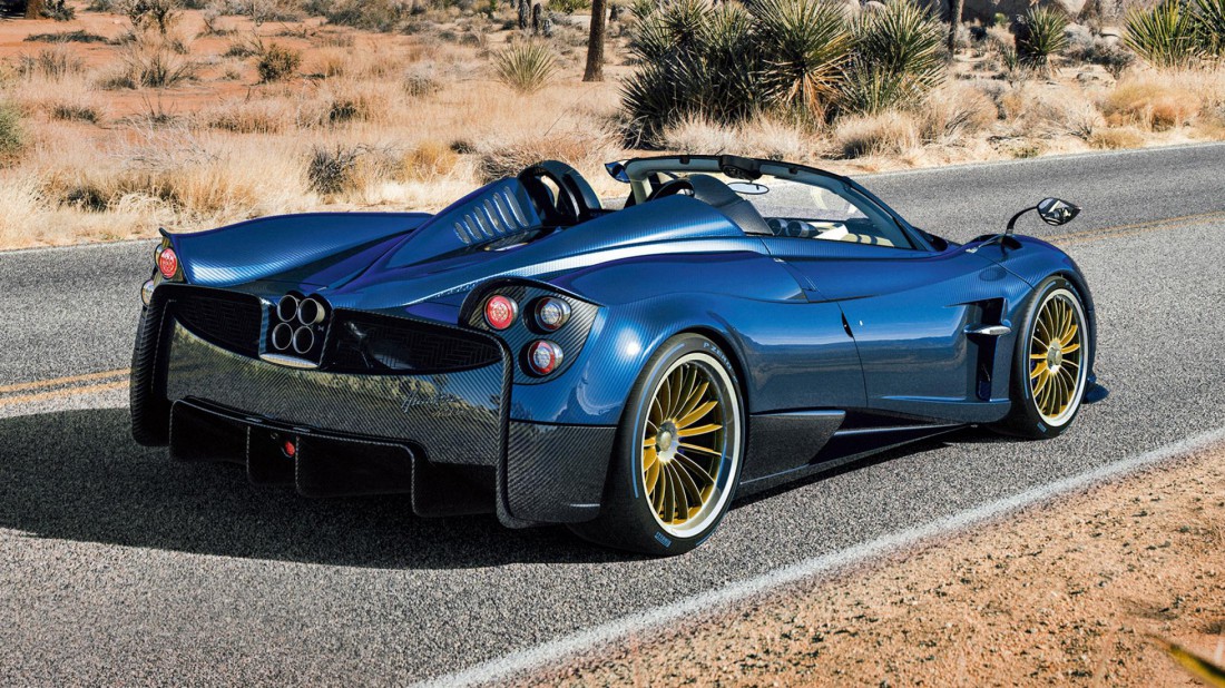 Сухая масса Pagani Huayra — 1280 кг