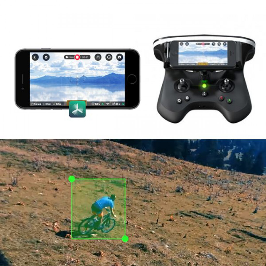 Камера Parrot Bebop 2 снимает с разрешением Full HD