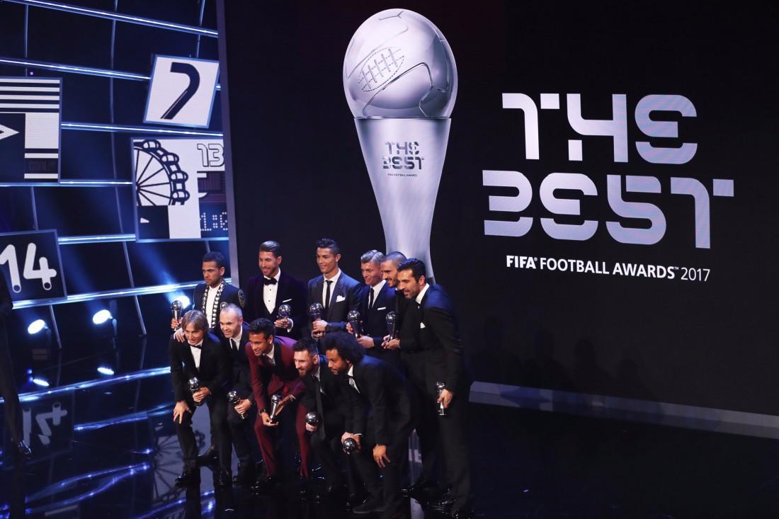 Сборная из лучших футболистов планеты на The Best FIFA Football Awards