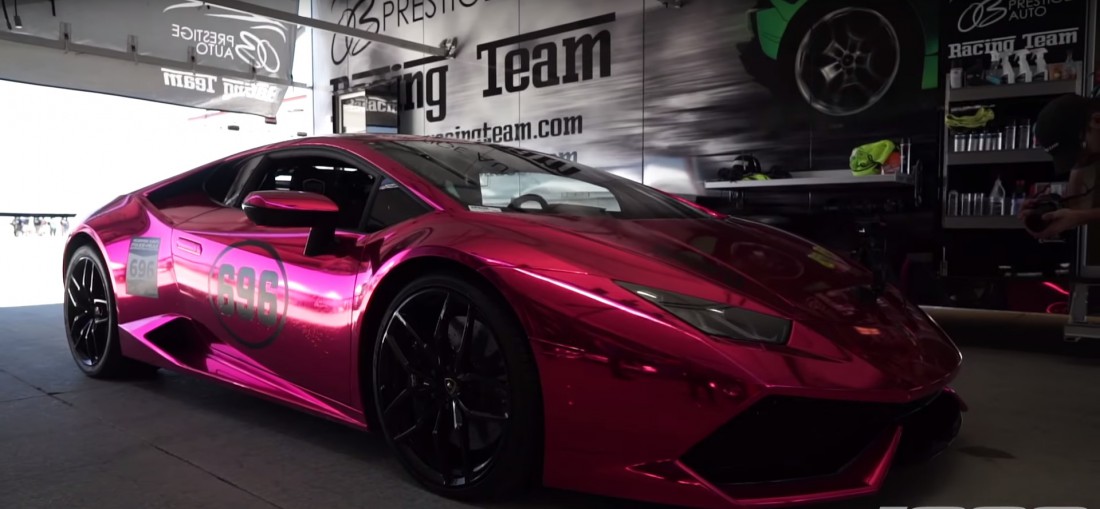 Гламурный и прокачанный Lamborghini Huracan