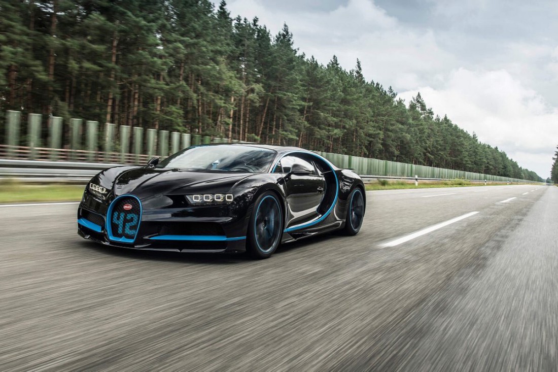 Тот самый Bugatti Chiron, который смог установить новый 42-секундный рекорд