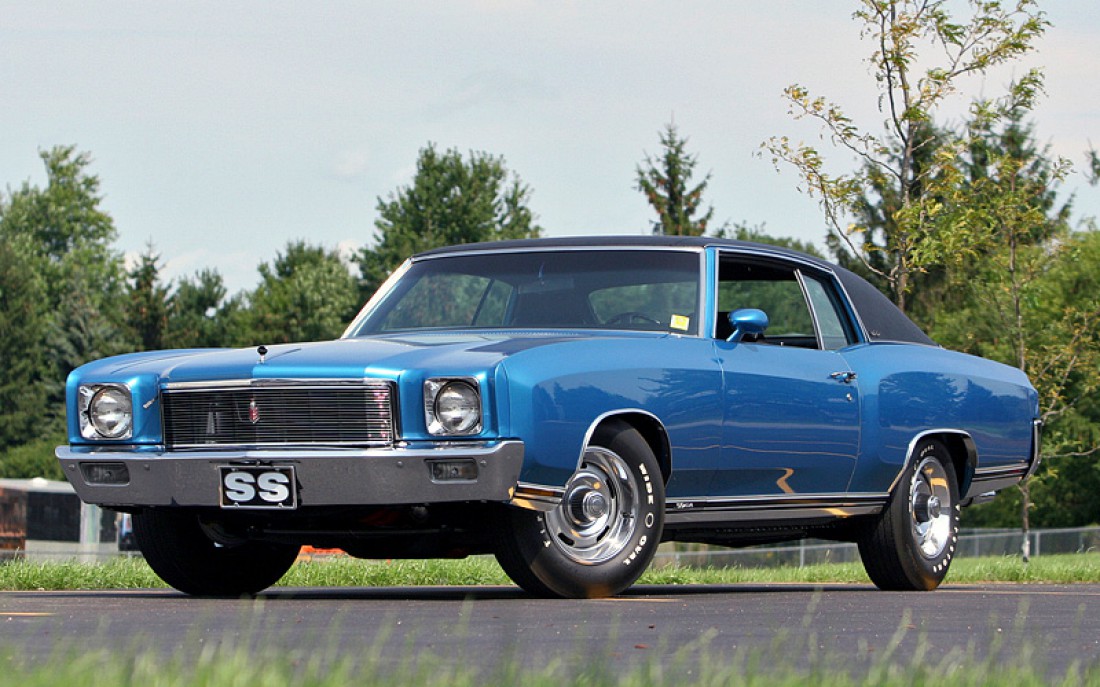 360-сильный Chevrolet Monte Carlo SS. Год производства — 1970