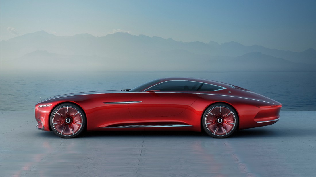 По длине Vision Mercedes-Maybach 6 уделывает даже Rolls-Royce Phantom