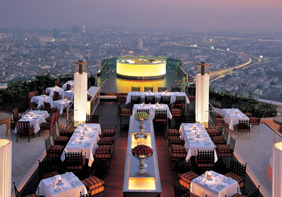 Вид на Бангкок, открывающийся из Sky Bar