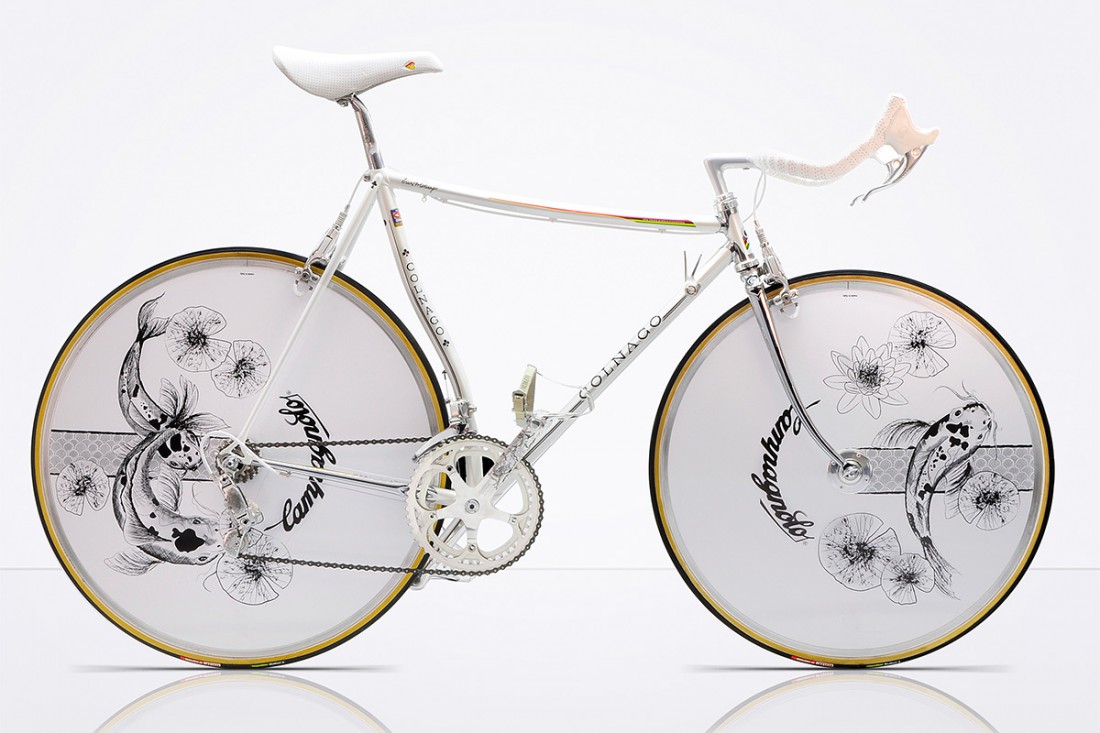 Хромированный и заделанный в японском стиле Colnago Krono