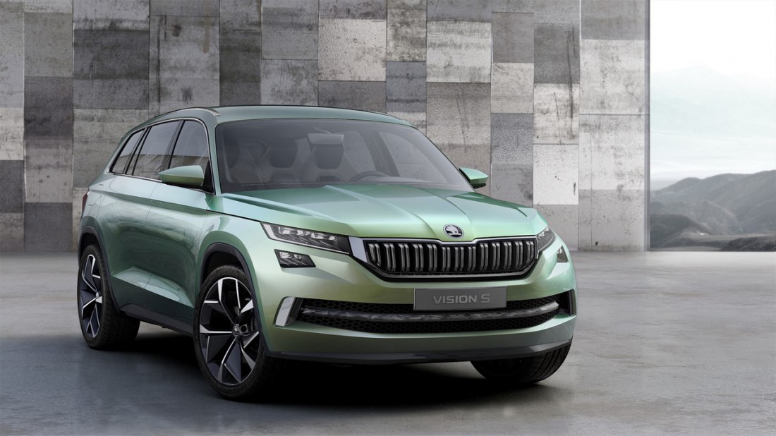 Дизайн Skoda Kodiak смоделирован на основе концепта Skoda VisionS