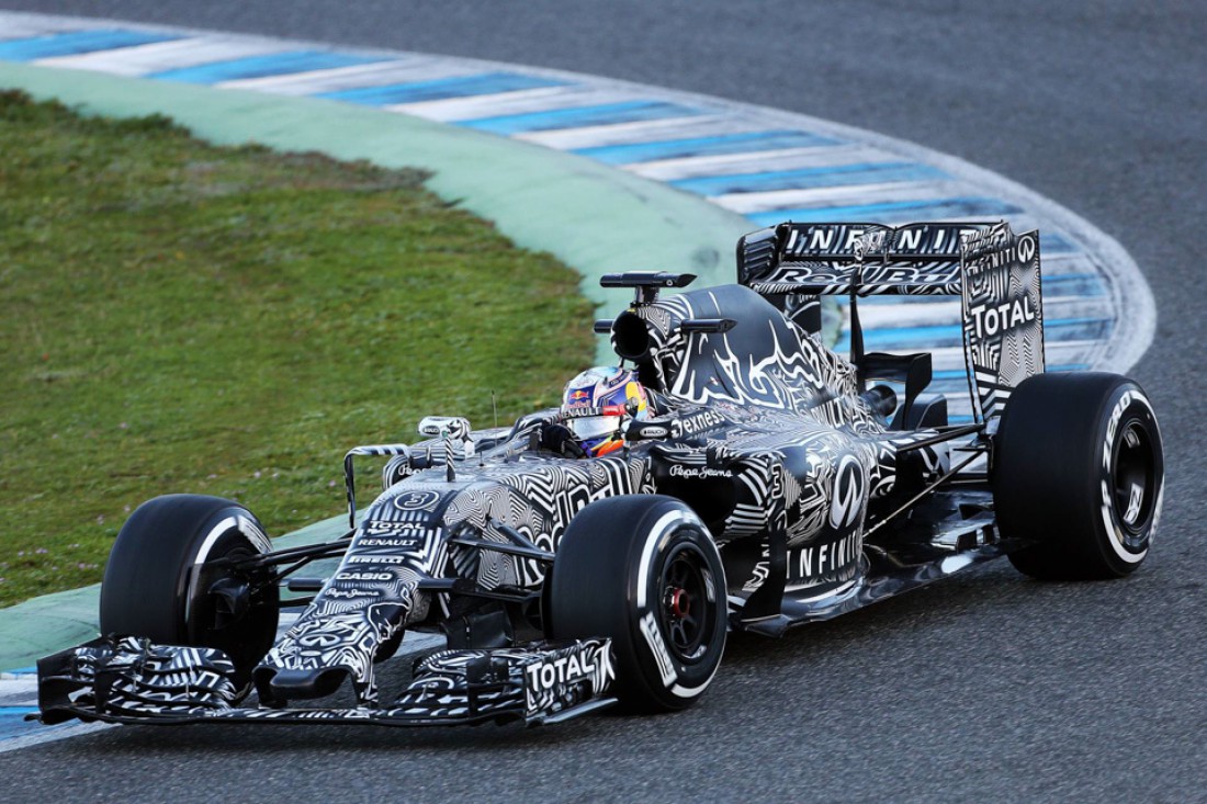 Тестовый болид RB11 команды Формулы-1 Red Bull Racing