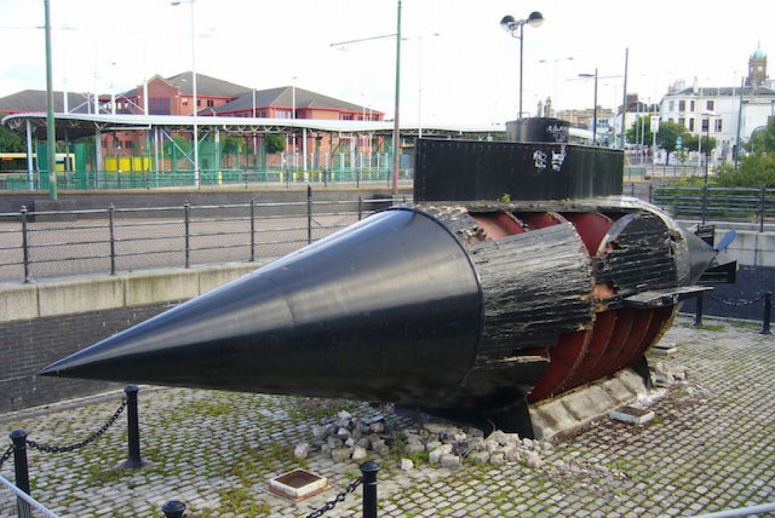 Памятник крайне нестабильной подлодке Resurgam