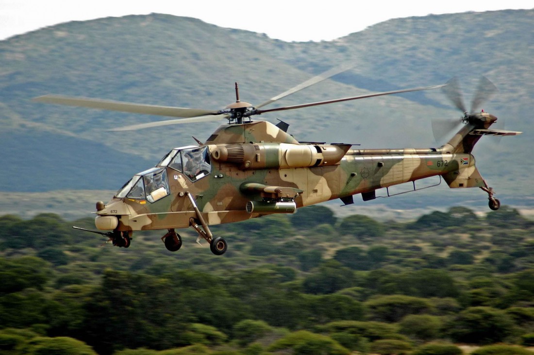 Южноафриканский Denel AH-2 Rooivalk. Цена за шт. — $40 млн
