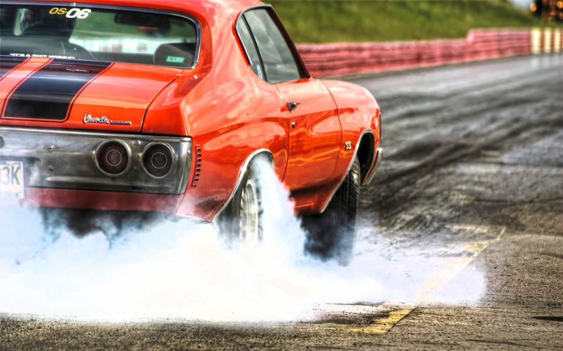 Chevrolet Chevelle. Пробуксовка
