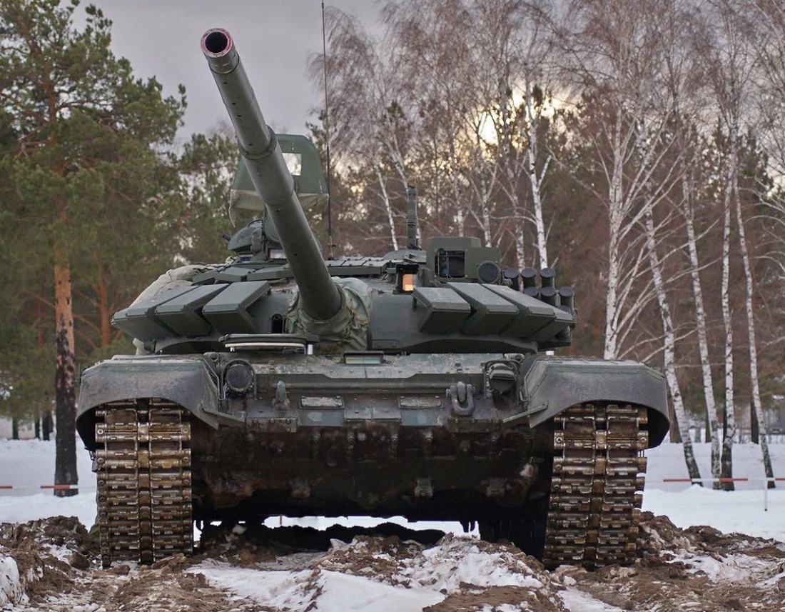 Одна из модификаций Т-72