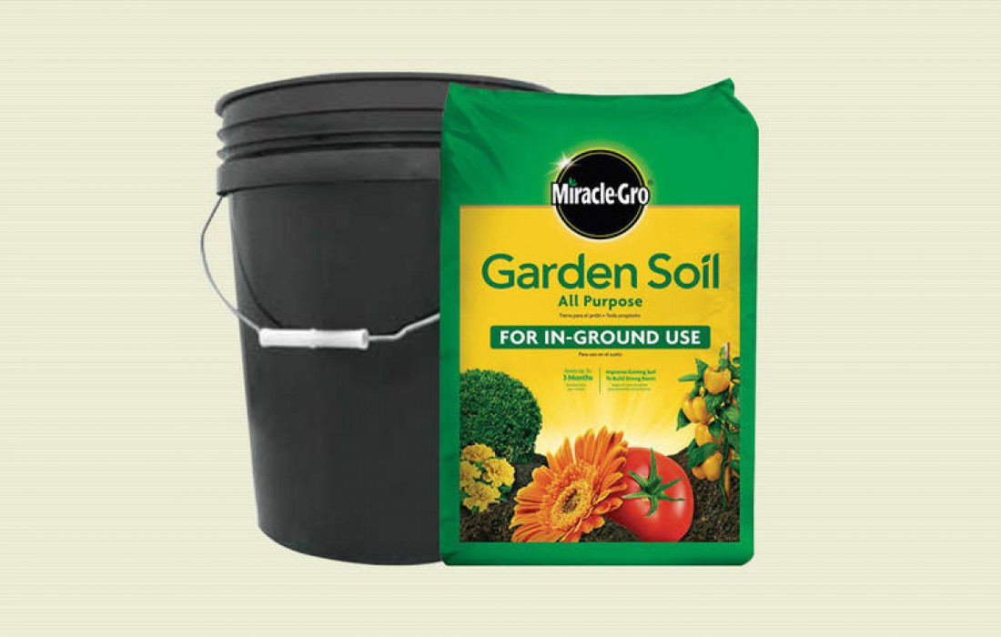 Ведро с черноземом Hydrofarm HG5G 5-Gallon — $15.48
