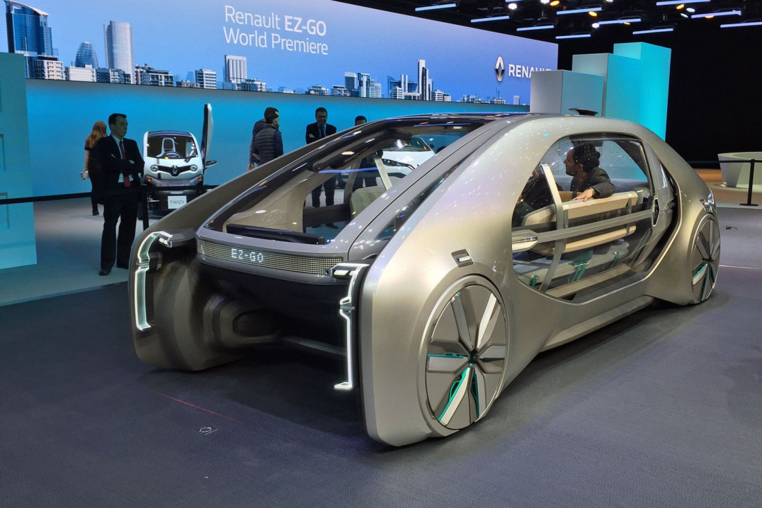 Renault EZ-GO оснащен системой автономного вождения четвертого уровня