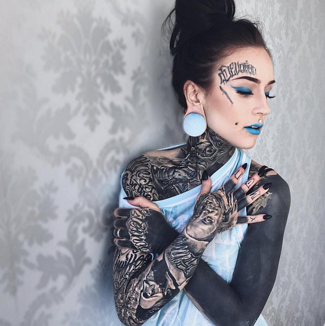 Blackwork — новый тату-тренд