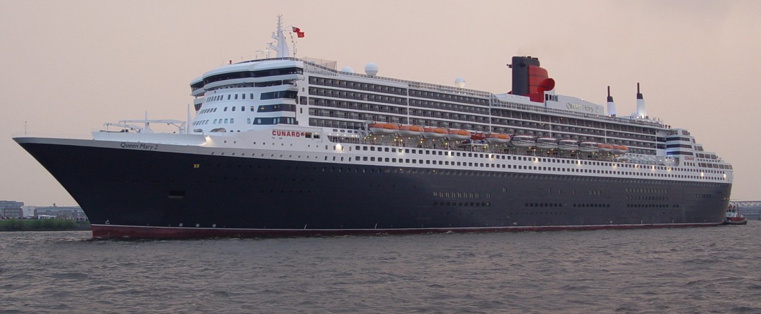Queen Mary 2 — самый большой океанский лайнер в мире