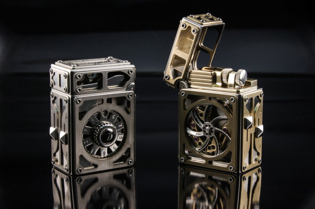 Зажигалки S.T. Dupont — из палладия, украшены рубинами