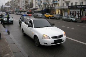 Поджигатели пытались скрыться на Приоре