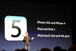 iOS 5 можно поставить на iPhone, iPad и iPod