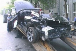 BMW M6 влетел в Жигули