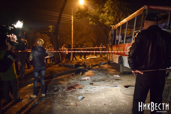 ДТП с маршруткой в Николаеве