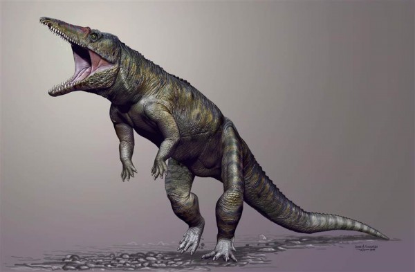 Carnufex carolinensis в представлении художника