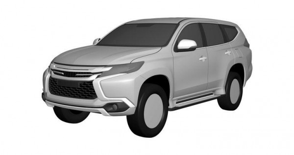 Дизайн нового Mitsubishi Pajero Sport рассекречен на патентных изображениях