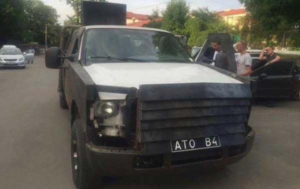 Броневик на тест-драйве