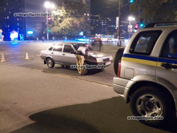 Место аварии