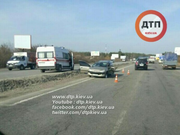 В аварии на Киевщине пострадали дети