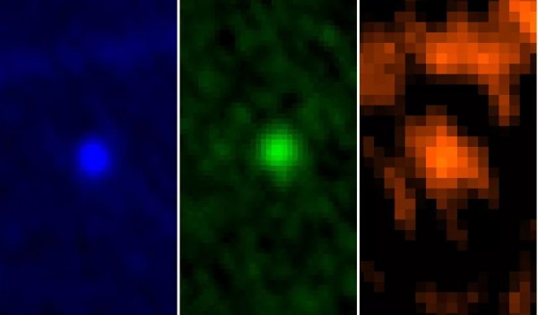 Космическая обсерватория Гершеля зафиксировала астероид Апофис в поле зрения во время сближения с Землей 5-6 января 2013 года