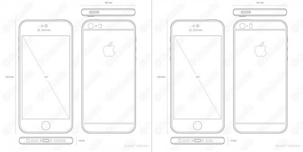 Чертеж нового телефона Apple