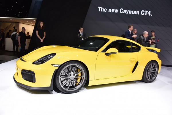 Porsche Cayman GT4 в Женеве