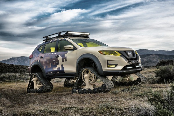 Ниссан представит в Нью-Йорке кроссовер X-Trail на гусеничном ходу Ниссан представит в Нью-Йорке кроссовер X-Trail на гусеничном ходу