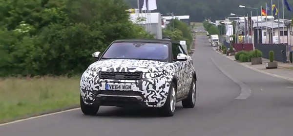 Кабриолет Evoque на Нюрбургринге