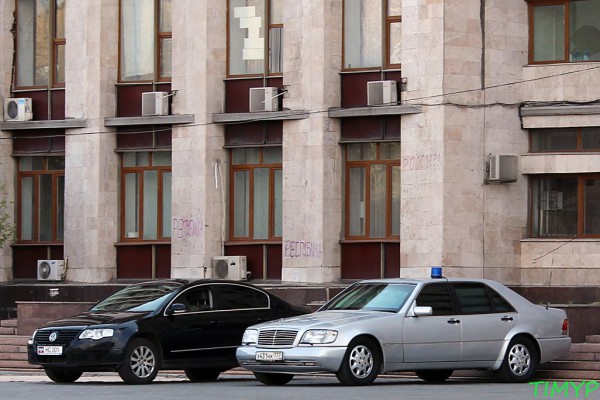 Бронированный Мерседес Алексея Журавлева, депутата госдумы РФ