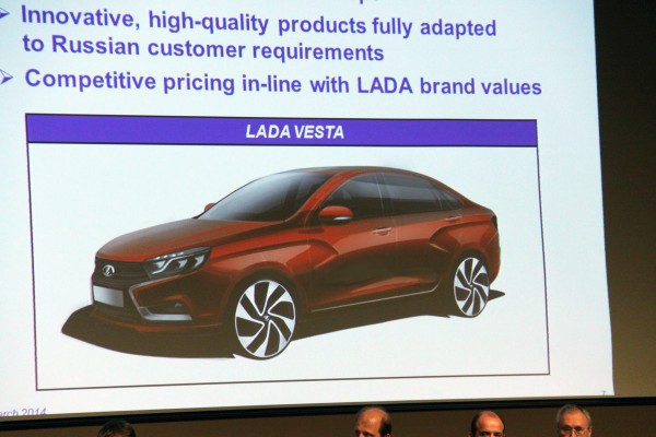 Lada Vesta по дизайну напоминает концепт Lada XRay
