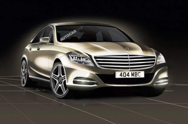 Неофициальная иллюстрация нового Mercedes S-Class
