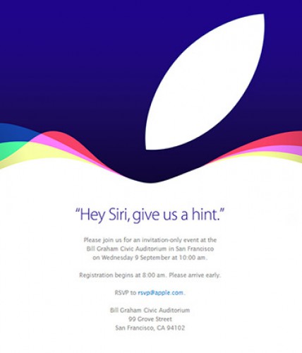 Приглашение на мероприятие Apple