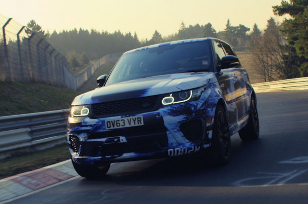 Range Rover Sport SVR на тестах