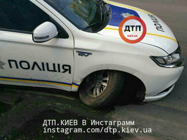 Разбили новый полицейский кроссовер