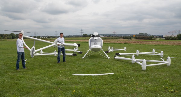 Сборка мультикоптера Volocopter