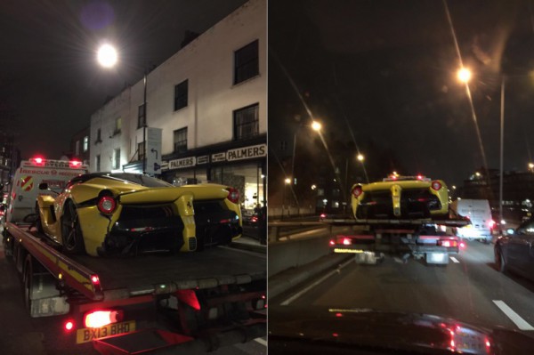 В Лодоне разбили Ferrari
